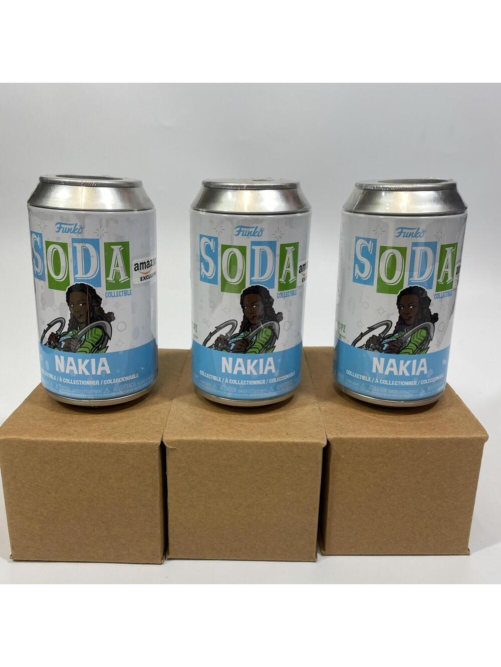 X3 Sealed Nakia Funko Soda Amazon Exclusive Chance Of Chase Black Panther
